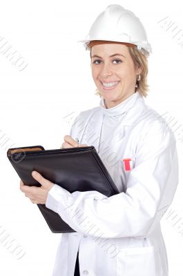 Attractive young engineer