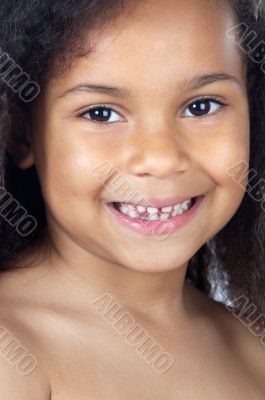 adorable girl smiling