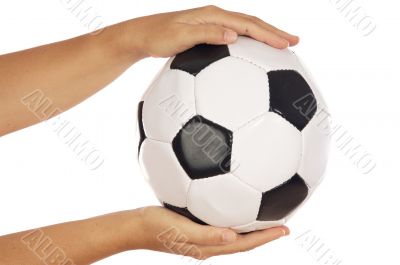  ball of soccer in the hands