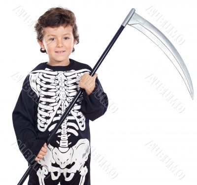Boy in halloween