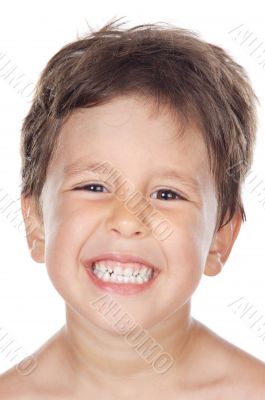 boy making trivialities