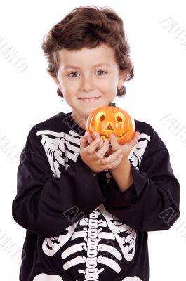 Boy in halloween
