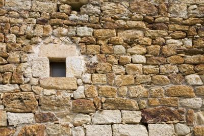 Ancient wall with window