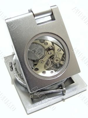 clockwork under magnifier