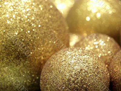 Gold baubles