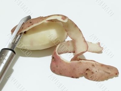 potato and peel