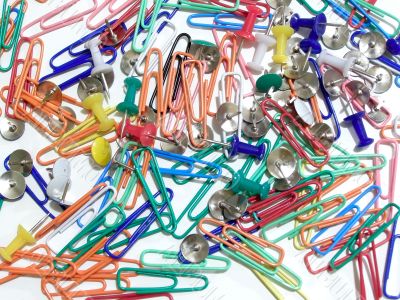 tacks and clips