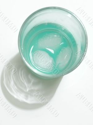 green and ice
