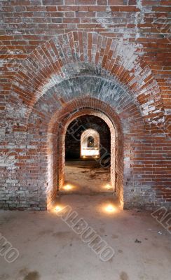 tunnel in fort