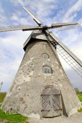 windmill on a hill