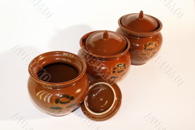 Ukrainian pots 3 items
