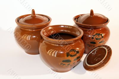 Ukrainian pots 3 items