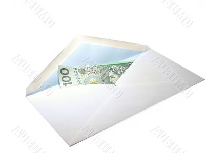 money in envelope