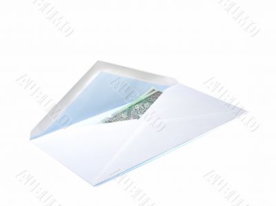 money in envelope