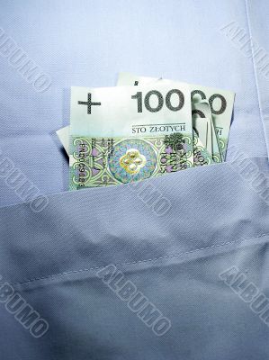 Money in pocket