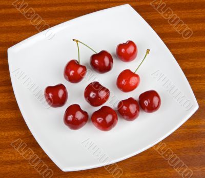 red cherries