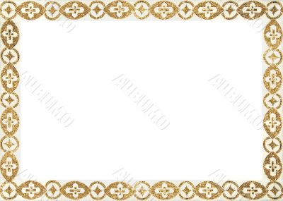 Gold frame