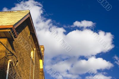 sunset in the town 3