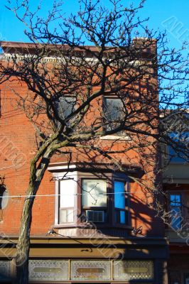 Colored walls of downtown 4