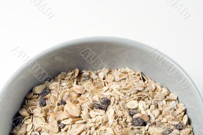 Muesli in a bowl