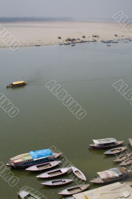 Boats on the Ganges