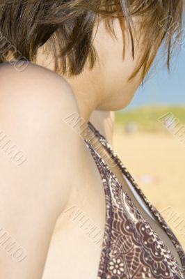 Woman at the beach