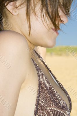 Woman at the beach