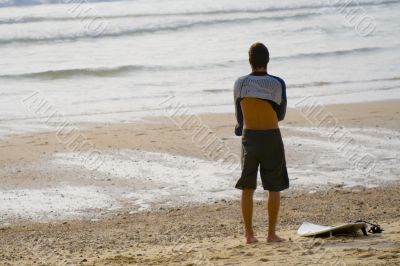 Surfer at the beach