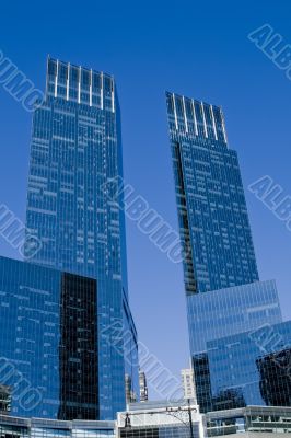 Blue towers
