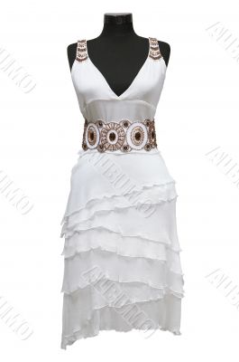 White female dress