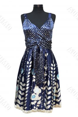 Dark blue female dress