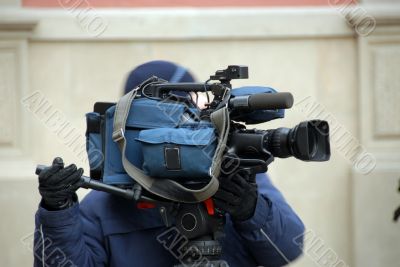cameraman in action