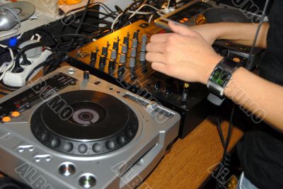 DJ and equipment