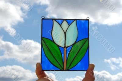 Stained glass vitrage