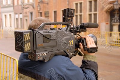 cameraman in action