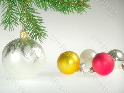 Christmas glass ball