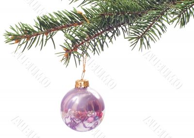 Christmas glass ball
