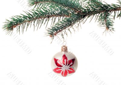 Christmas glass ball