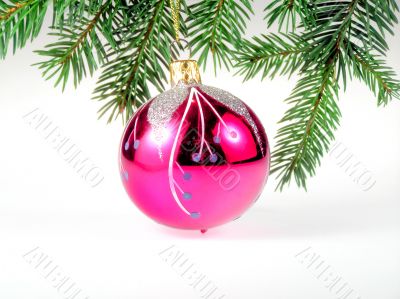 Christmas glass ball