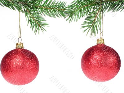 Christmas glass ball