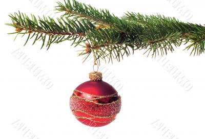 Christmas glass ball