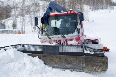 Frozen snowplow