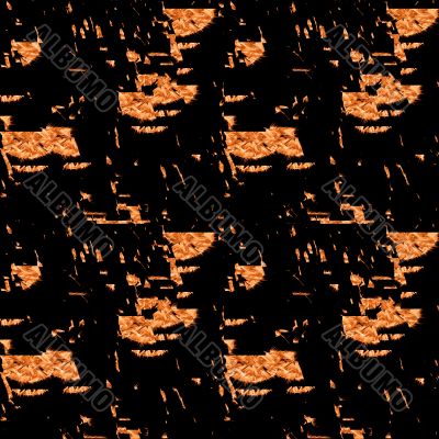 black and orange pattern
