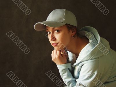 girl in a cap