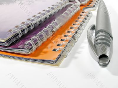 Notepad and pen