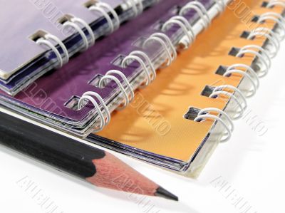 Notepad and pen