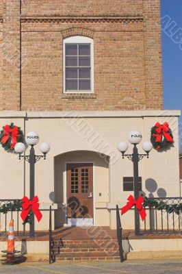 Old Police Station at Christmas