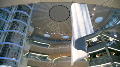 futuristic atrium