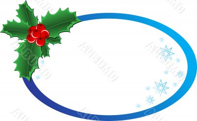 Christmas Holly banner