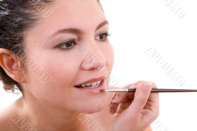 Applying lipgloss